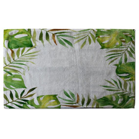 Border of Botanical Leaves (Kitchen Towel)