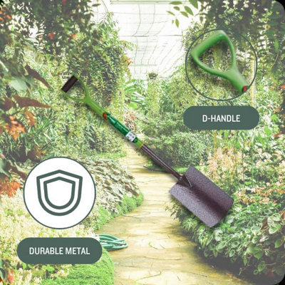 Border Spade Shovel for Garden and Lawn Versatile and Lightweight Edging Border Work - 3
