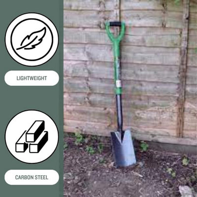 Border Spade Shovel for Garden and Lawn Versatile and Lightweight Edging Border Work - 4