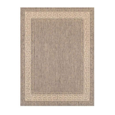 Bordered Grey Anti Slip Rug, Easy to Clean Rug, Traditional Rug for Bedroom, Living Room, & Dining Room-160cm X 225cm