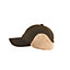Borg Trim Trapper Hat - Mens Stylish Cap with Curved Peak & Fleece Lined Earflaps - Small/Medium, Olive Felt