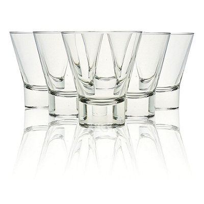 BORMIOLI ROCCO 255ml 6pcs Water Juice Glass Short Tumbler Drinking Glasses