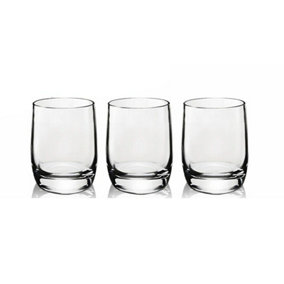 BORMIOLI ROCCO 3pcs 200ml Loto Juice Drinking Glasses Hi Ball Whisky Shot Tumblers Cups