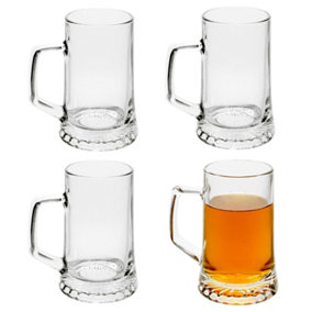 BORMIOLI ROCCO 500ml Stern Drinking Glass Stein Tankard Glasses Mug Set of 6