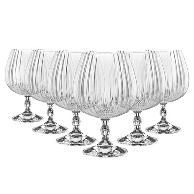 Bormioli Rocco - America '20s Brandy Glasses - 650ml - Clear - Pack of 6