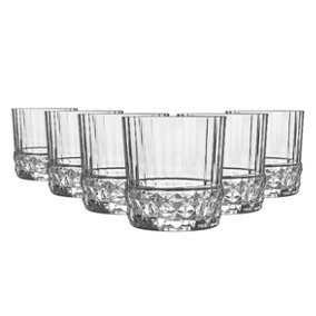 Bormioli Rocco - America '20s Whisky Glasses - 370ml - Clear - Pack of 6