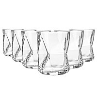 Bormioli Rocco - Cassiopea Double Whisky Glasses - 410ml - Clear - Pack of 6