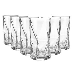 Bormioli Rocco - Cassiopea Highball Glasses - 480ml - Clear - Pack of 6
