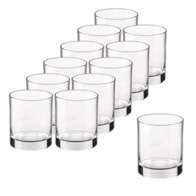 BORMIOLI ROCCO Cortina 255ml Dinner Whisky Tumbler Set Drinking Glasses Bar Set of 12