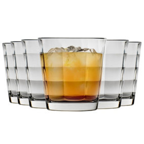 Bormioli Rocco - Cube Whisky Glasses - 240ml - Pack of 6