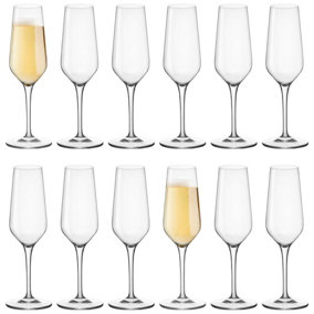 Bormioli Rocco Electra Glass Champagne Flutes - 230ml - Pack of 12