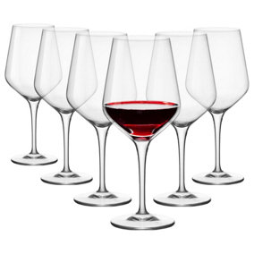 Bormioli Rocco Electra Red Wine Glasses - 670ml - Pack of 6