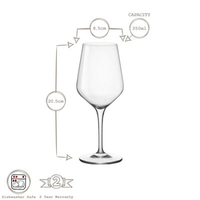 Bormioli Rocco Electra White Wine Glasses - 350ml - Pack of 12