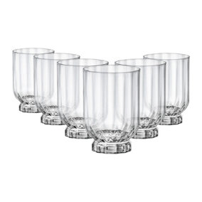 Bormioli Rocco - Florian Double Whisky Glasses - 375ml - Clear - Pack of 6