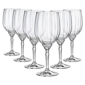Bormioli Rocco - Florian Red Wine Glasses - 535ml - Clear - Pack of 6
