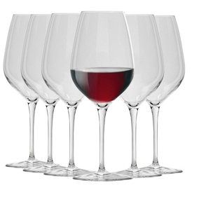Bormioli Rocco - Inalto Tre Red Wine Glasses - 550ml - Pack of 6