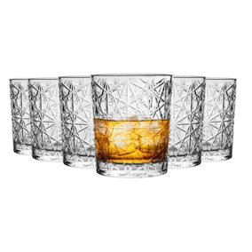 Bormioli Rocco - Lounge Double Whisky Glasses - 370ml - Pack of 6