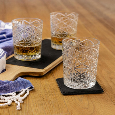 Bormioli Rocco Cassiopea Double Old Fashioned Glass, Set of 4