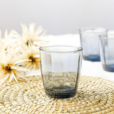 Bormioli Rocco - Pulsar Water Glasses - 300ml - Blue - Pack of 6