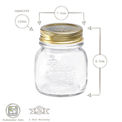 Bormioli Rocco - Quattro Stagioni Glass Storage Jar - 150ml
