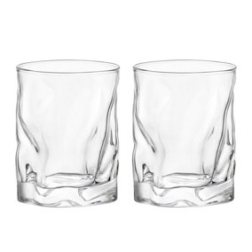Bormioli Rocco - Sorgente Double Whisky Glasses - 420ml - Pack of 2