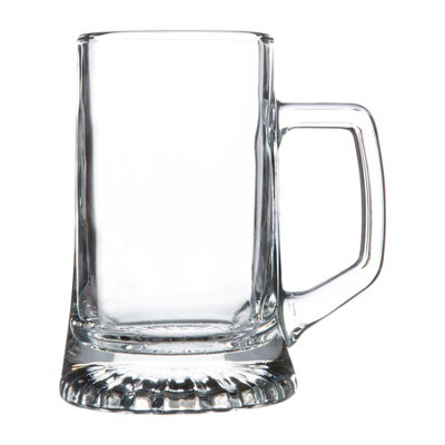 Bormioli Rocco - Stern Tankard Glass Beverage Mugs - 510ml - Pack of 2