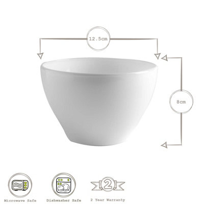 Bormioli Rocco - Toledo Glass Cereal Bowl - 12cm - White