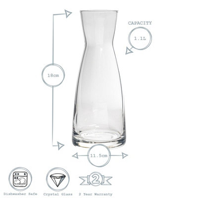 Bormioli Rocco - Ypsilon Glass Carafe - 1.1 Litre