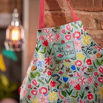 Born to be Wild Graphic Print Kids PVC Apron - 3