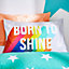 Born To Bedding Born To Shine Organic Cotton Duvet Cover Set with Pillowcases Bright