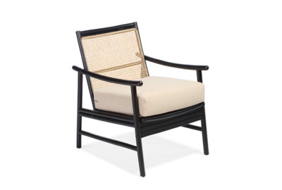 Indoor rattan deals accent chair