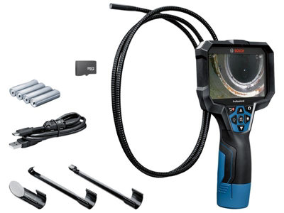 Bosch 0601241400 GIC 12V-5-27 C Professional Inspection Camera 12V + Battery Adaptor BSH601241400