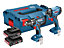 Bosch 0615990J8E Cordless Twin Pack 18V 2 x 3.0Ah Li-Ion BSHGSBGDR182