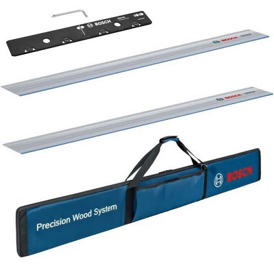Bosch 0615990M8Z FSN 1400 Professional Plunge Saw Guide Kit 2 x 1400mm Rails Bag