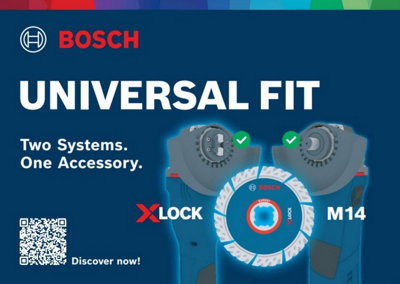Bosch 115mm 1mm X-LOCK Thin Slit Cutting Discs Blades Inox 4.5" 2608619261