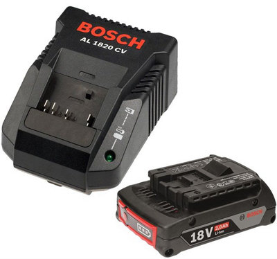 Bosch 18v Battery Starter Set 1 x 2.0ah Lithium Battery AL1820