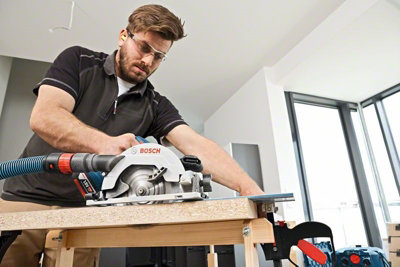 Bosch 18v GKS 18V 57 G 165mm Cordless Circular Saw Bare Lboxx