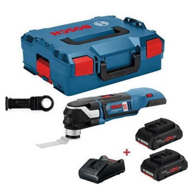 Bosch 18v GOP Multi Tool Cutter GOP18V-28N Starlock Plus Lboxx + 2 X ...