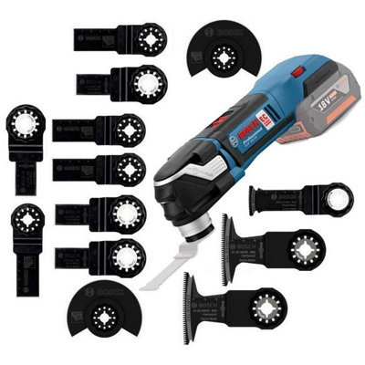 Bosch 18v GOP Multi Tool Multitool Cutter GOP18V-28N Starlock Plus + 13 ...