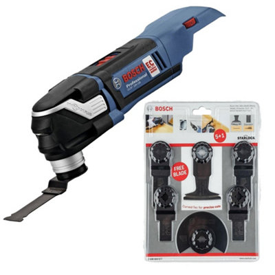 Bosch 18v GOP Multi Tool Multitool Cutter GOP18V-28N Starlock Plus + 7 ...