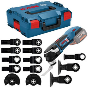 Bosch 18v GOP Multi Tool Multitool Cutter GOP18V-28N Starlock Plus Lboxx  +13pc