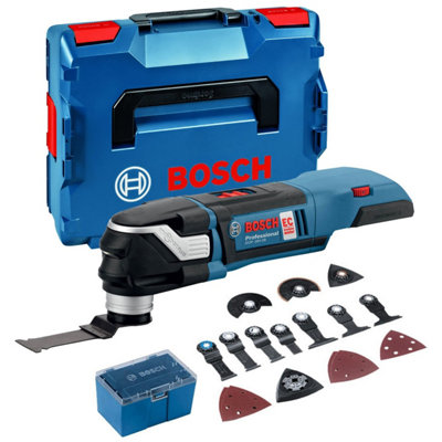 Bosch 18v GOP18V-28N Brushless Multi Tool Starlock Keyless Blade Change + 16Acc