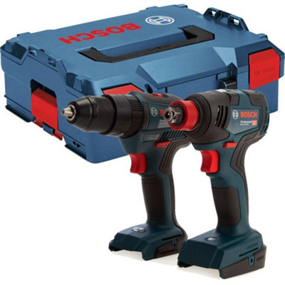 Bosch 18v GSB 18V-55 Brushless Combi Drill & GDX 18V-200 Impact Driver Wrench