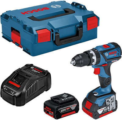 Bosch 18v GSB18V-60C Brushless Combi Hammer Drill Metal Chuck 2 x 4ah ProCORE