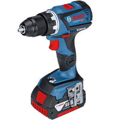 Bosch 18v GSB18V-60C Brushless Combi Hammer Drill Metal Chuck 2 x 4ah ProCORE