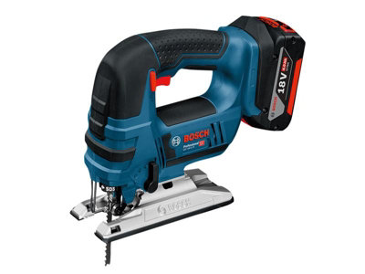 Bosch 18v GST 18 V LI B Jigsaw Lithium Ion Cordless 2 x 4.0