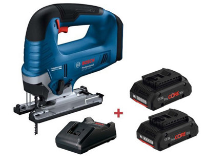 Bosch 18v GST 18V-125 B Cordless Brushless Jigsaw GST18V125B 2 x 4ah Procore