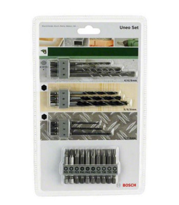 BOSCH 19 Piece Drill Screwdriver Bit Set For Wood Metal Stone To Fit Bosch