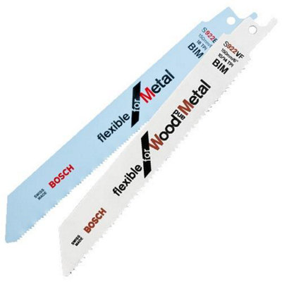 Bosch 2608000495 Reciprocating Pocket Saw Handle 150mm + 2x S922EF