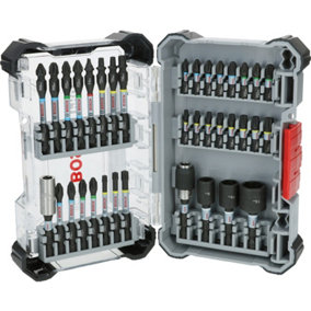 Bosch 2608522365 36 Piece Impact Rated Nut Screwdriver Drill Bit Set + Case